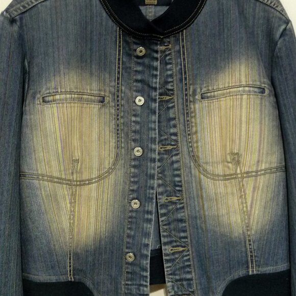 Marithe Francois Girbaud Denim Jean Jacket - Picture 4 of 8